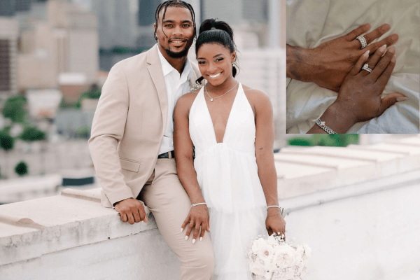 simone biles wedding ring