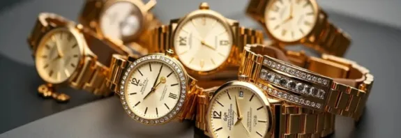 gold plated watch