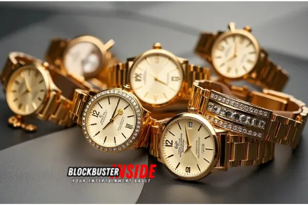 gold plated watch