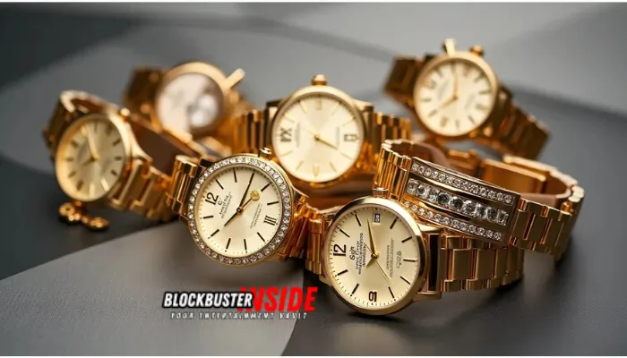 gold plated watch